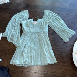 Free People Dress in Soft Green